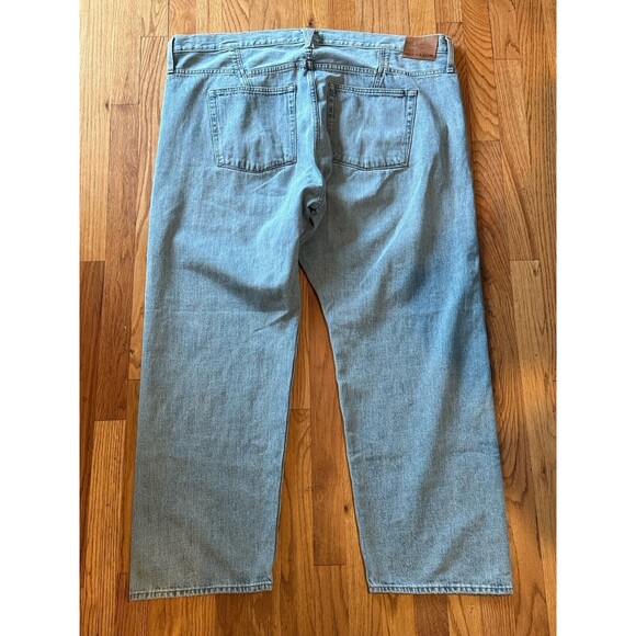 J. Crew Point Sur Loose Straight Jeans Size 37 Clear Skies Wash J Crew NWT - Picture 4 of 10